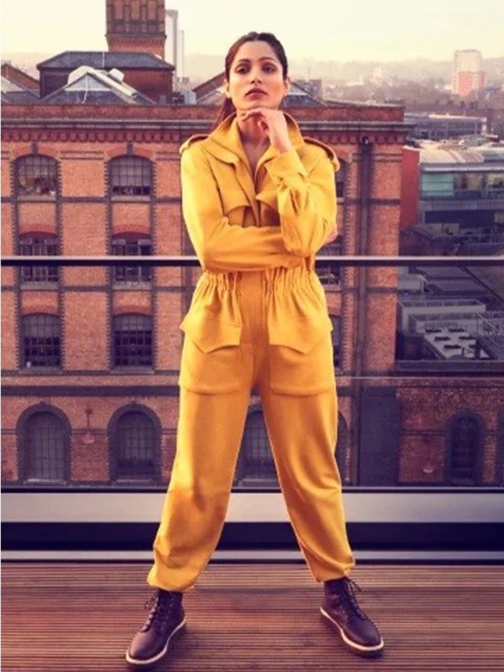NWT❣️ NORMA KAMALI
High-Neck
Long Sleeve
Turtle Cargo Jumpsuit GINGER 
Size XS